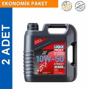 Liqui Moly 10W-50 4T Street Race 4 Lt Motosiklet Yağı (2 Adet) Motor Yağı Üretim 2026