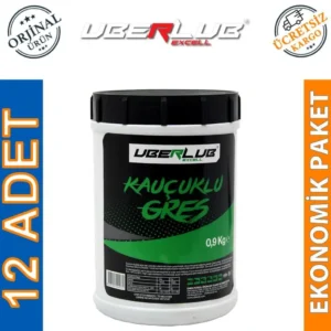 Uberlub Excell Kauçuklu Gres 0.9 Kg Kalsiyum Sabunlu Gres (12 Adet)