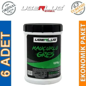 Uberlub Excell Kauçuklu Gres 0.9 Kg Kalsiyum Sabunlu Gres (6 Adet)