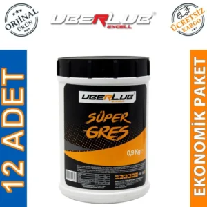 Uberlub Excell Süper Gres 0,9 Kg Rulman Gresi (12 Adet)
