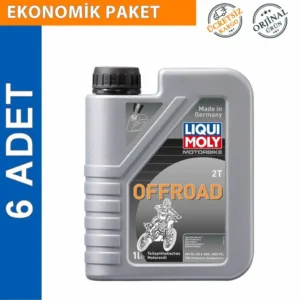 Liqui Moly 2T OffRoad 1 Lt Yarı Sentetik Motosiklet Yağı (6 Adet) Motor Yağı Üretim 2026