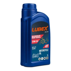 Lubex Rapidus 4T 20W50 4 Zamanlı Motosiklet Yağı 1 Litre Motor Yağı Üretim 2026