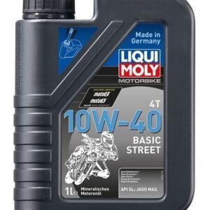 Liqui Moly 10W-40 Basic Street 4T Mineral Motosiklet Yağı 1 Litre - 3044
