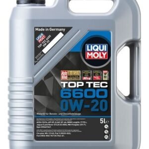 Liqui Moly Top Tec 6600 0W-20 5 Litre (21411)