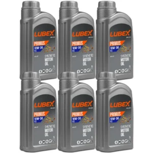 Lubex Primus EC 10W30 1 Lt Sentetik Motor Yağı (6 Adet)