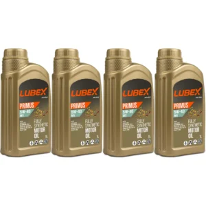 Lubex Primus MV 5W40 1 Lt Tam Sentetik Motor Yağı (4 Adet)