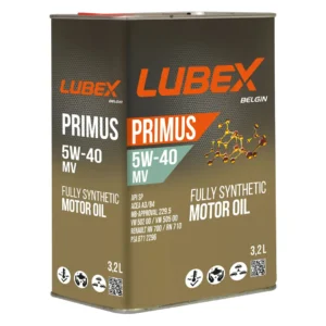 Lubex Primus MV 5W40 3.2 Lt Tam Sentetik Motor Yağı