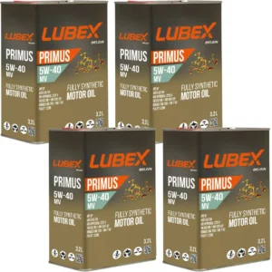 Lubex Primus MV 5W40 3.2 Lt Tam Sentetik Motor Yağı (4 Adet)