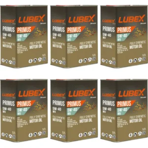 Lubex Primus MV 5W40 3.2 Lt Tam Sentetik Motor Yağı (6 Adet)