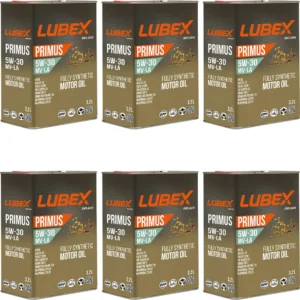 Lubex Primus MV-LA 5W30 3,2 Lt Tam Sentetik Motor Yağı (6 Adet)