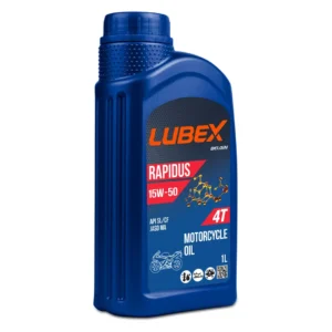 Lubex Rapidus 4T 15W50 4 Zamanlı Motosiklet Yağı 1 Litre Motor Yağı Üretim 2026
