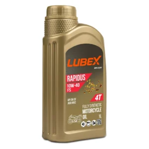 Lubex Rapidus FS 4T 10W40 Tam Sentetik Motosiklet Yağı 1 Litre Motor Yağı Üretim 2026