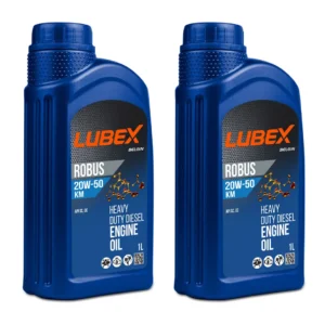 Lubex Robus KM 20W50 1 Lt Mineral Motor Yağı (2 Adet)