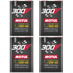 Motul 300V Competition 5W40 2 Lt Tam Sentetik Motor Yağı (4 Adet)
