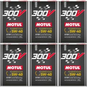 Motul 300V Competition 5W40 2 Lt Tam Sentetik Motor Yağı (6 Adet)
