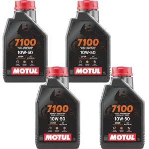 Motul 7100 4T 10W50 1 Lt Motosiklet Yağı (4 Adet) Motor Yağı Üretim 2026