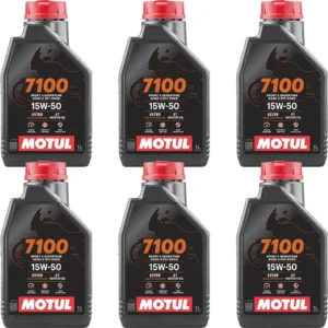 Motul 7100 4T 15W50 1 Lt Motosiklet Yağı (6 Adet) Motor Yağı Üretim 2026