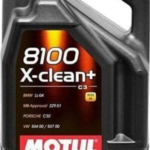 Motul 8100 X-Clean+ 5W-30 - 5 Litre Motor Yağı