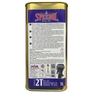 Speedol Marine Outboard 2T 1 Lt Tekne Motor Yağı Üretim 2026